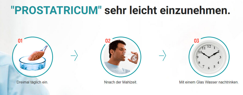 Gebrauchsanweisung Prostatricum, wie benutzen, inhaltsstoffe
